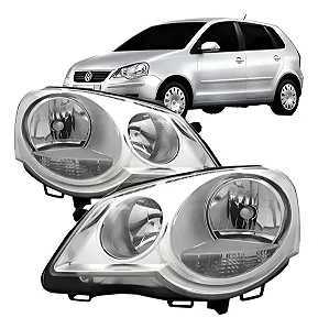 Farol Volkswagen Polo 2007 Á 2014