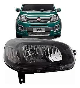 Farol Fiat Uno 15 Á 2021 - Fiorino / Partner 22 Á 2025 Fume