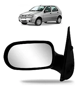 Retrovisor Siena Fire 4pts 2001 02 03 04 05 2006 S/ Controle