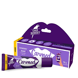 Hidratante Labial Carmed Açaí OakBerry Efeitos Gloss com Cor 10g