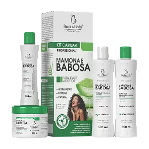 Kit Capilar Profissional Mamona e Babosa