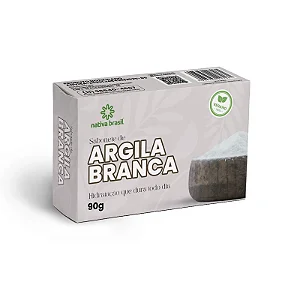 Sabonete em Barra de Argila Branca 90g