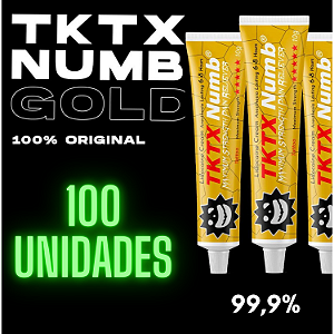 KIT 100 POMADAS GOLD NUMB 99,9%