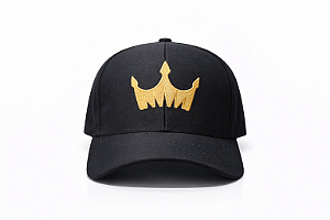 BONE IMPERIO COROA PRETO C/AJUSTADOR ZIPERBACK TUNIC PRET IMPERIO