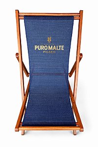 CADEIRA DE PRAIA/PISCINA MADEIRA PURO MALTE AZUL TUNIC AZUL PURO MAL