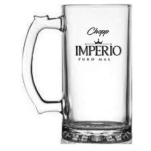 CANECA DE CHOPP IMPERIO 500 ML (MODELO NOVO) T500 VIDR IMPERIO