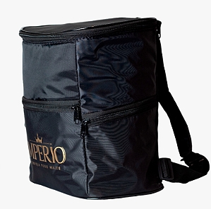 MOCHILA IMPERIO TERMICA 18 LTS C/ZIPER PRETA/CIN TUNIC CINZ IMPERIO