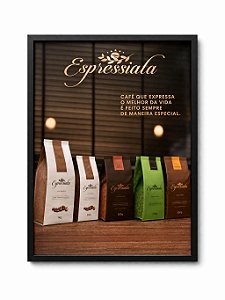 QUADRO DECORATIVO ESPRESSIATA FAMILIA TUNIC COLO ESPRESSI