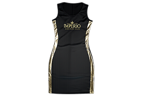 VESTIDO IMPERIO PROMOTORA PRETO - UNICO TUNIC PRET IMPERIO