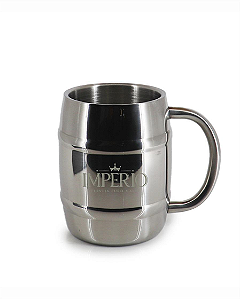 CANECA TERMICA DE CHOPP 420ML INOX SILVER T420 INOX IMPERIO