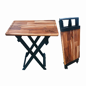 MESA TA�BUA TECA DOBRA�VEL PARA CHURRASCO TUNIC MADE IMPERIO