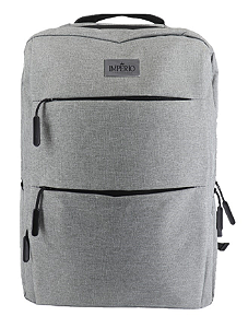 MOCHILA IMPERIO CINZA NOTEBOOK 02 ZIPER TUNIC CINZ IMPERIO