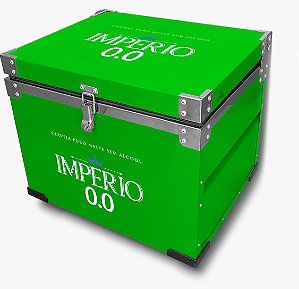 CAIXA TERMICA 30 LTS IMPERIO 0,0 ZERO ALCOOL METAL TUNIC VERD IMPERIO