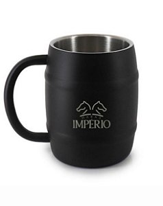 CANECA TERMICA HARAS IMPERIO 420ML PRETA T420 PRET HARAS IM