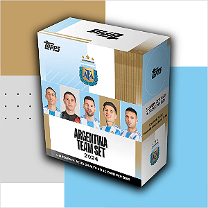 33 - Break Rookie Prime - Team Set Argentina 2024/25 - Escolha seu jogador + 1 no sorteio - 1 Hobby Box (30 cards)