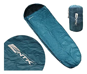 Saco De Dormir Nautika Micron X-Lite 5°c à 8°c Azul E Preto