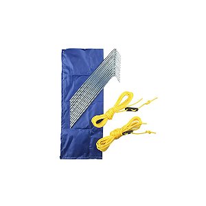 Conjunto de Estacas NTK Camp Kit com Cordas