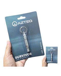 Apito Survivor Azteq em Alumínio