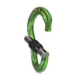 Mosquetão SideUp Alumínio Hms Trava Rosca 20KN Curvo Inovation NBR