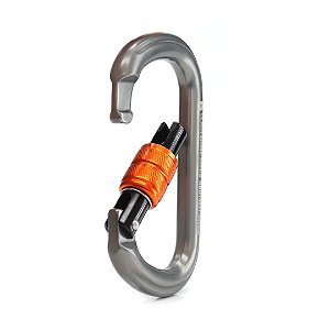 Mosquetão SideUp Alumínio Oval Trava Rosca 23KN CE EN NBR