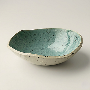 Bowl Arrecife em Cerâmica Autoral Turquesa Maragogi | COMTORNO