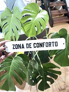 placa ZONA DE CONFORTO