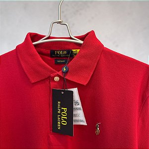 Polo Ralph Lauren Vermelha - Tamanho GG