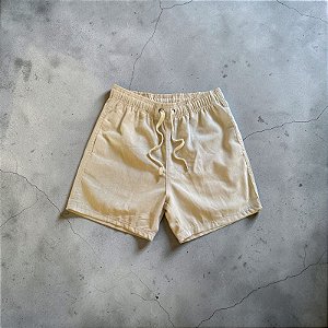 Shorts Linho Areia - Tamanhos M, G e GG