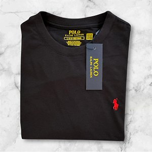 Camiseta Polo Ralph Lauren Preta - Tamanho G