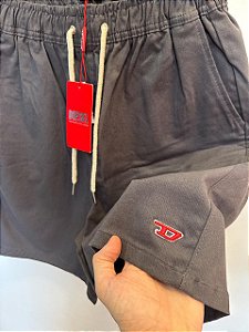 Shorts Sarja Diesel Cinza Escuro - Tamanho G e GG