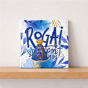 AZULEJO "ROGAI POR NÓS"