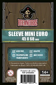 Sleeve Mini Euro (45 x 68) Bucaneiros