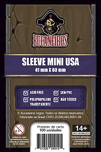 Sleeve Mini USA (41 x 63) Bucaneiros