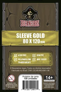 Sleeve Gold (80 x 120) Bucaneiros
