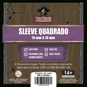 Sleeve Quadrado (70 x 70) Bucaneiros
