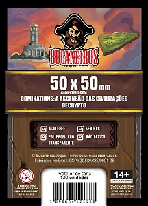Sleeve Customizado para Urbs / Decrypto / Dominations: A Ascensão das Civilizações (50 x 50)