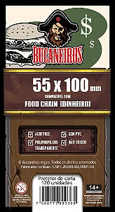 Sleeve Customizado para Food Chain - Dinheiro (55 x 100)