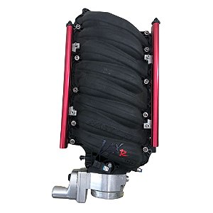 Coletor Admissão Fast Com Flautas GM V8 LSX Corpo Borboleta