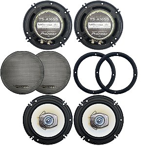 Alto-Falantes Estéreo Vintage PIONEER 140W MAX 4 Mustang-(Par)