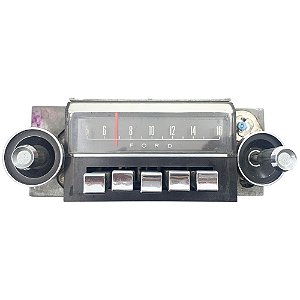 Rádio Retrô Chicote 5 Fios Frequência AM/FM Fomoco Orig Ford