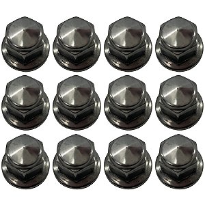 Porca Rod Aço Cabeç Sextav Assent Cônic Rosc M14 x 1,5, Ford-16+