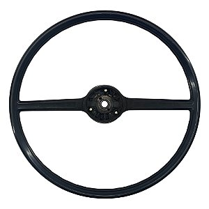 Volante Preto 2 Raios Poliuretano Original Ford Mustang-65-70