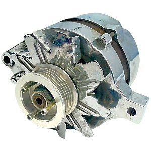 Alternador Billet 12v Cromado Ford V8 302 Maverick Landau