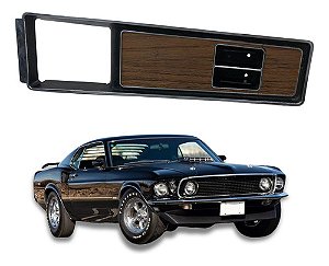 CONSOLE CENTRAL DE MADEIRA FORD MUSTANG 69 (ORIGINAL)
