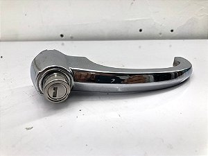 MAÇANETA EXTERNA GM VERANEIO (CROMADO)(C/CILINDRO CHAVE)