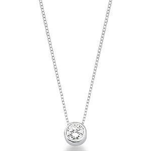 Colar Feminino Ponto de Luz P - PRATA 925