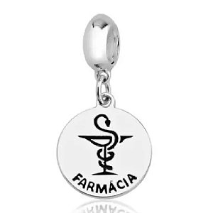 Berloque de pulseira pandora Profissão Farmacia - PRATA 925