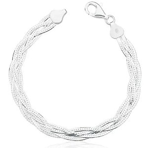 Pulseira Trançada 4 fios