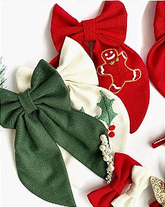 Laço Bordado Natal