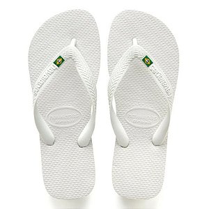 Havaianas Brasil - branca - Personalize com sua arte